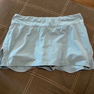Blue lulu lemon skirt
